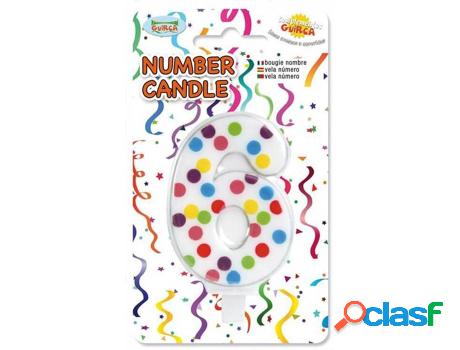 Vela DISFRAZZES Cumpleaños 6