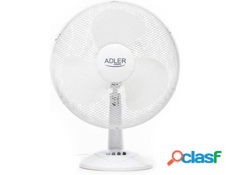 Ventilador de Mesa ADLER AD7304 (90 W - Diámetro 40 cm)