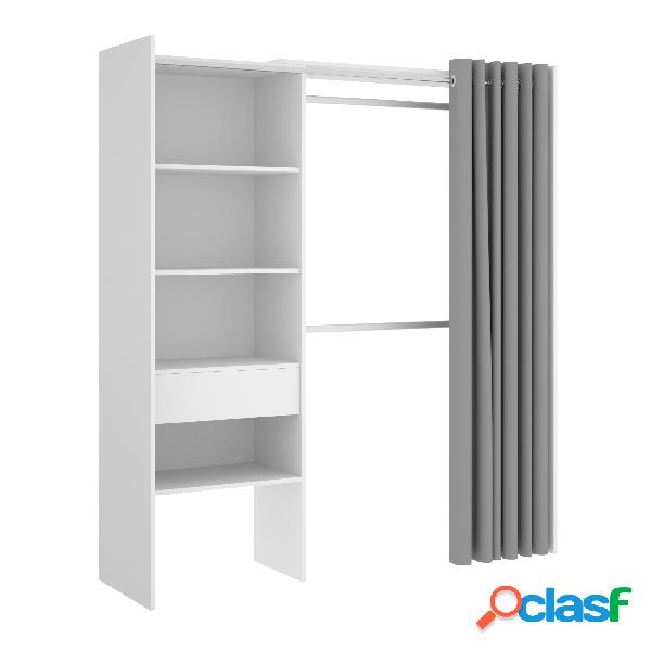 Vestidor Dekit Suit Blanco 205x160/110x50cm