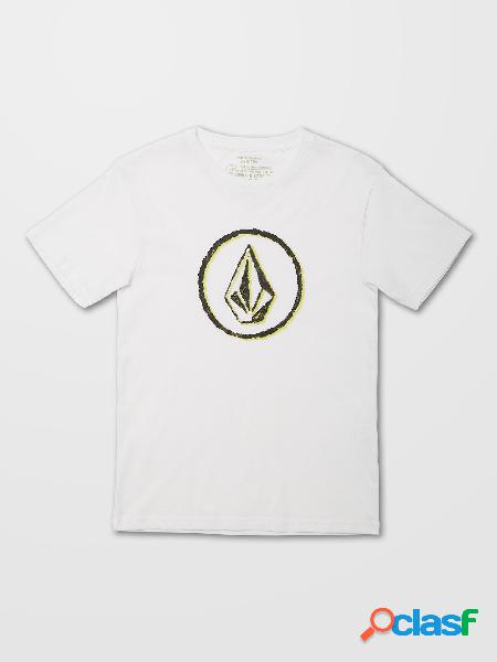 Volcom Camiseta Circle Stones - WHITE - (NIÑOS)