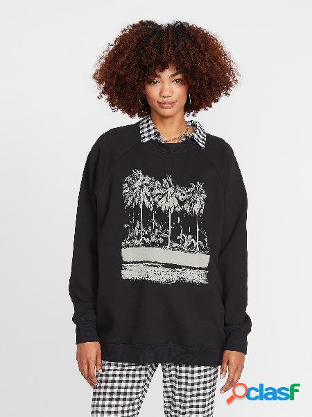Volcom Sudadera Coco Ho - BLACK
