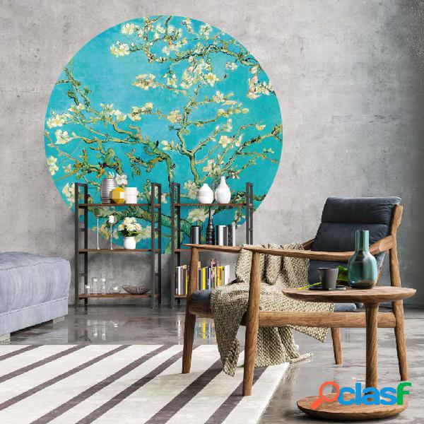 WallArt Círculo de papel pintado Almond Blossom 142,5 cm