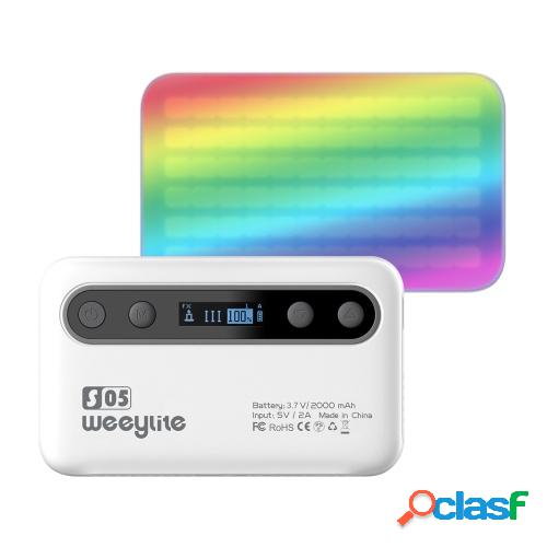 Weeylite S05 Pocket RGB Video Light LED Fill Light 26