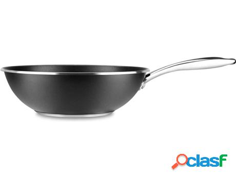 Wok MAGEFESA 01PXWOPRI28 (Negro - Acero Inoxidable - 28 cm)