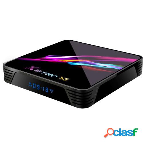 X88 Pro X3 Smart Android 9.0 TV Box S905X3 Cortex-A55 Quad