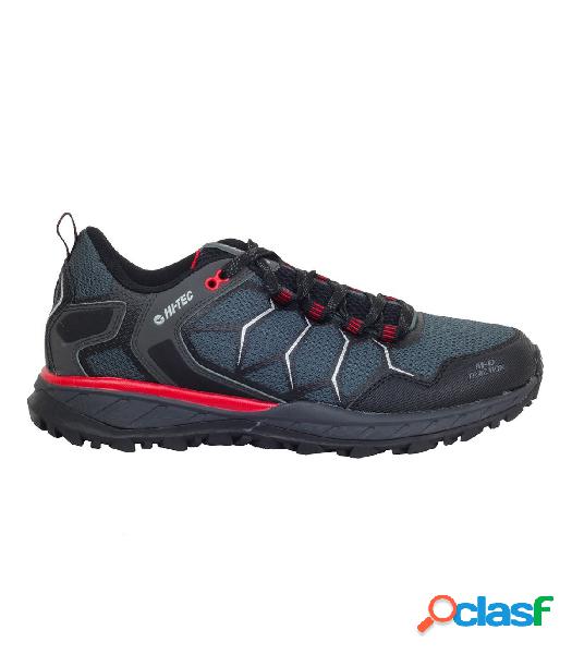 Zapatillas Hi-Tec Ultra Terra Hombre Charcoal Silver Fiery
