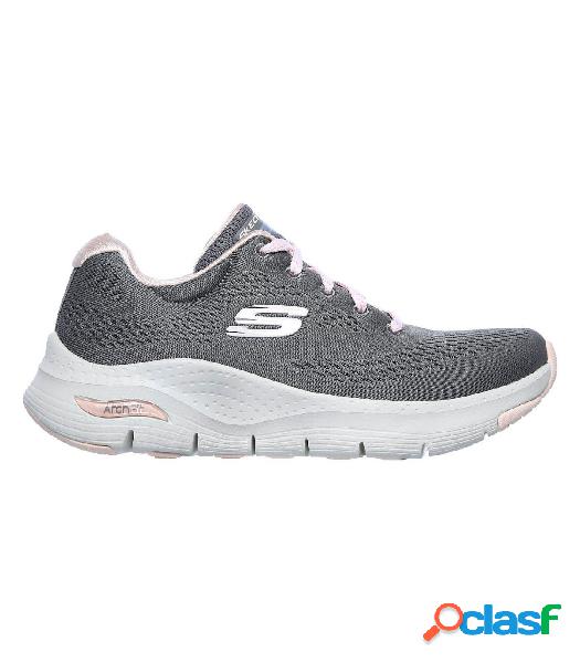 Zapatillas Skechers Arch Fit Sunny Outlook Mujer Gris 38