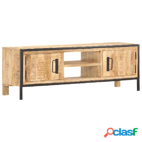 vidaXL Mueble para TV de madera maciza de mango en bruto