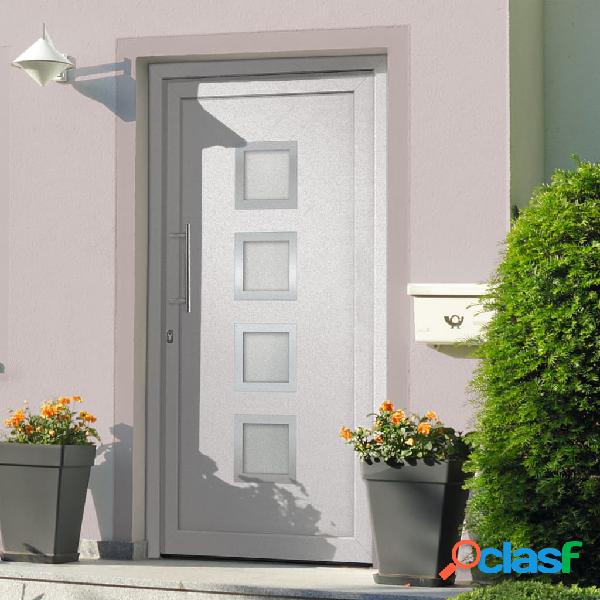 vidaXL Puerta de entrada blanca 98x190 cm