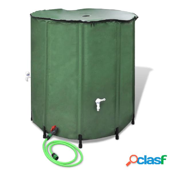 vidaXL Tanque plegable para el agua, 250 L