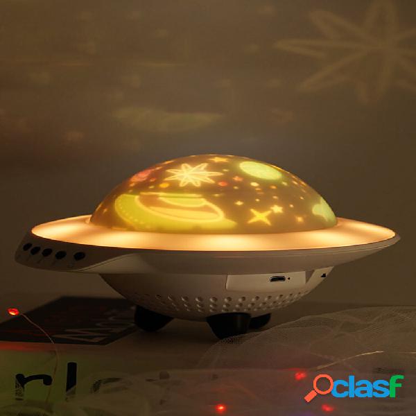 1 pieza LED forma de OVNI romántico elegante estrellado Sky