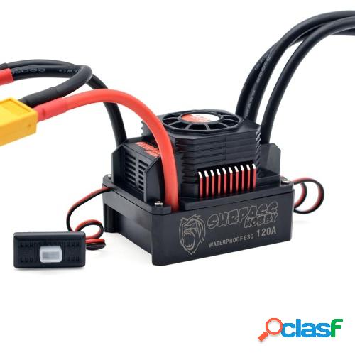 150A ESC con BEC 3-6S XT60 Plug Lipo Impermeable ESC sin