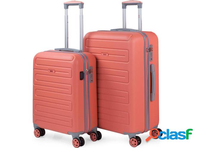 2 Maletas de Viaje SKPAT ABS Naranja