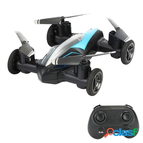 2 en 1 RC Car RC Drone Land Air RC Toys One Key Take off