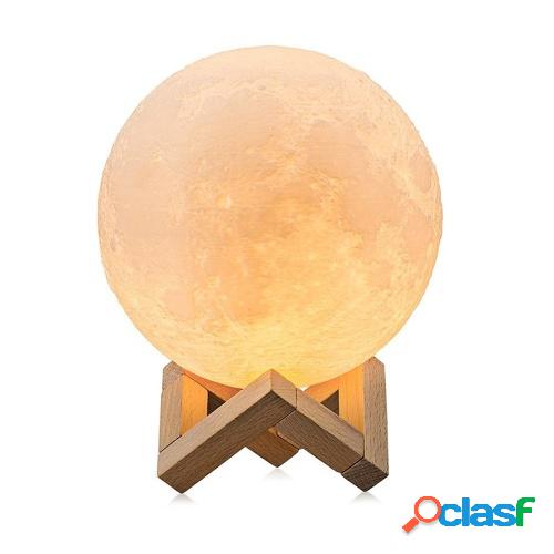 3D Moon Modern Lamp 880ML Humidificador Luz lunar con luz de