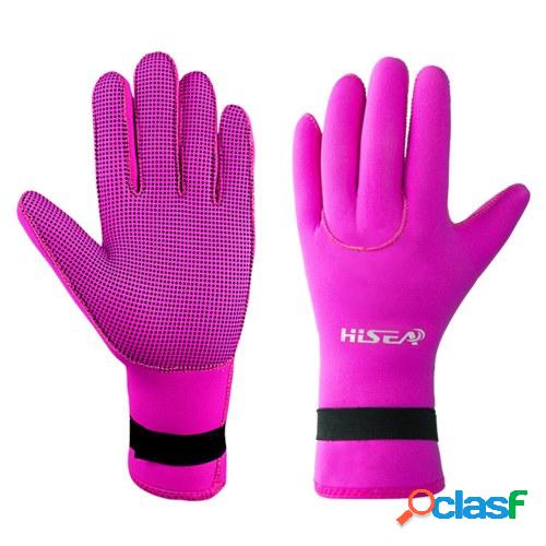 3mm Neoprene Diving Gloves Women Men Anti-slip Snorkeling