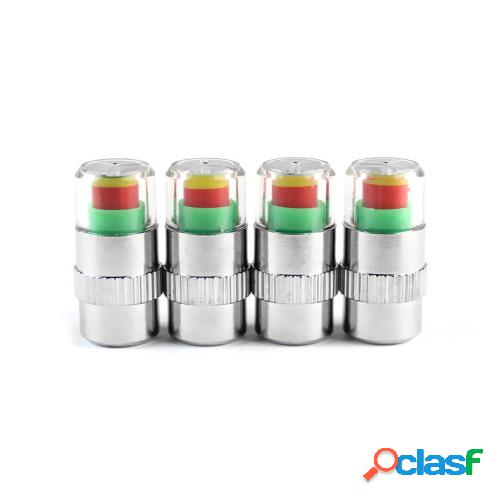 4 UNIDS coche auto monitor de presión de neumático medidor