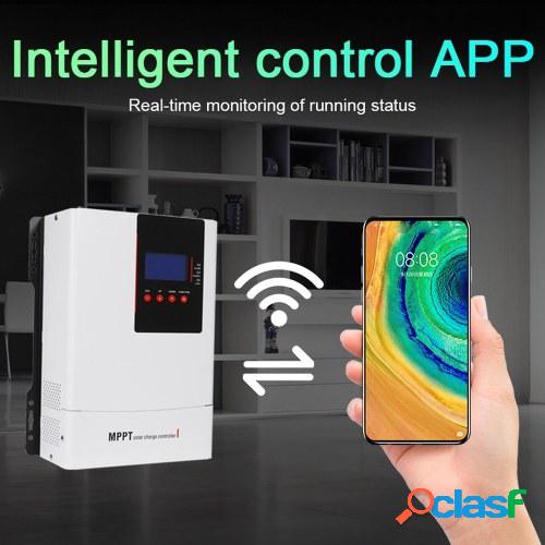 60A MPPT controlador Solar automático detectar pantalla LED