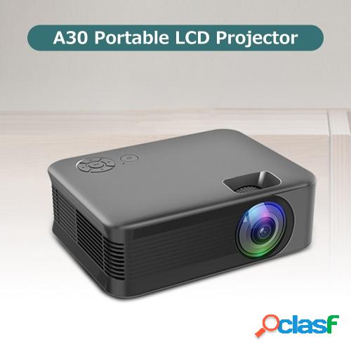 A30 Proyector LCD portátil Soporte máximo 1080P