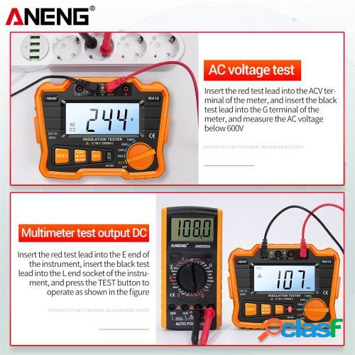 ANENG MH10 Probador de resistencia de aislamiento digital