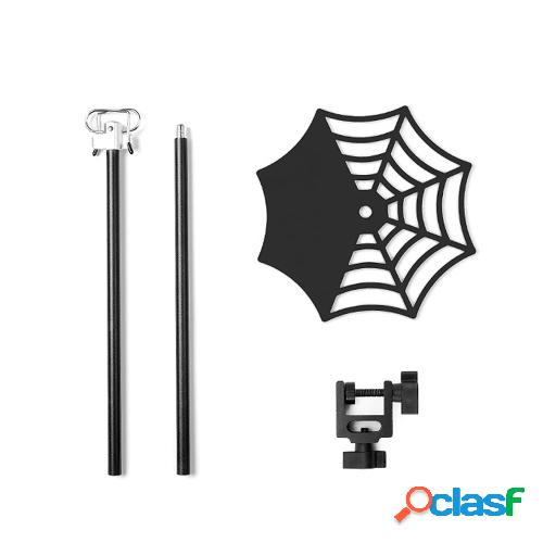 Abrazadera de mesa de soporte de luz plegable de aluminio y
