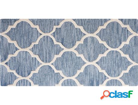 Alfombra Yalova (Azul - Lana -80x150x1 cm)