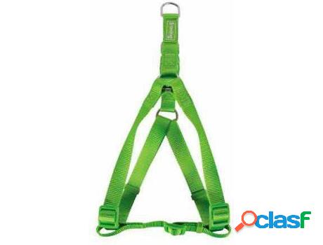 Arnés para Perros FREEDOG Nylon Basic A Verde (M)