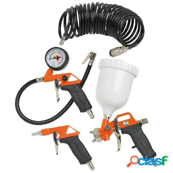 BLACK+DECKER BLACK + DECKER Accesorios neumáticos 4 piezas