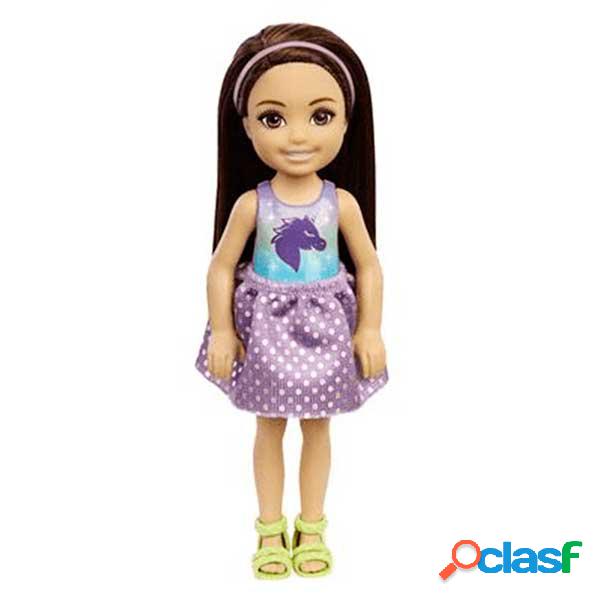 Barbie Mu?eca Chelsea Vestido Morado