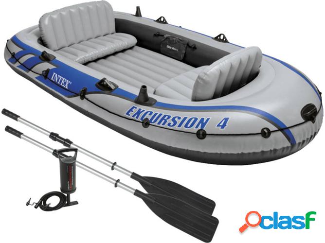Barca Hinchable con 2 Remos INTEX Excursion 4 (315 x 165 x