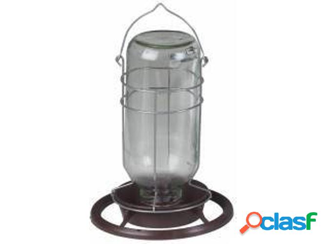 Bebedero para Aves ORNIEXLinterna (Negro - 1L - Plástico)