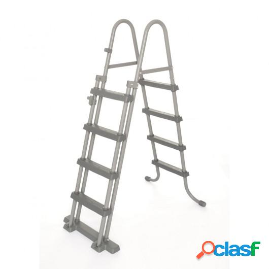 Bestway Escalera para piscina 4 peldaños Flowclear 122 cm
