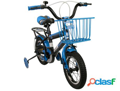 Bicicleta Eléctrica AIREL negro y azul (5 - 7 años)