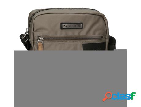 Bolsa de Hombro PEPE JEANS Bremen Algodón Hombre (Marrón)