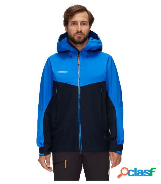 CHAQUETA MAMMUT CRATER HS HOODED HOMBRE AZUL XL