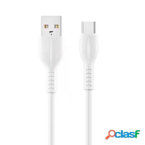 Cable de carga tipo C Cable de carga rápida 2A Silicona