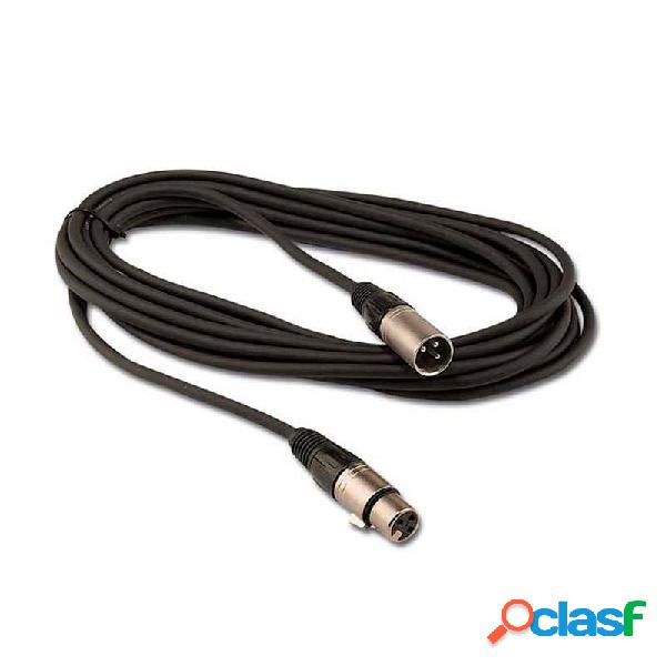 Cable dmx 1 m con conectores 3pin