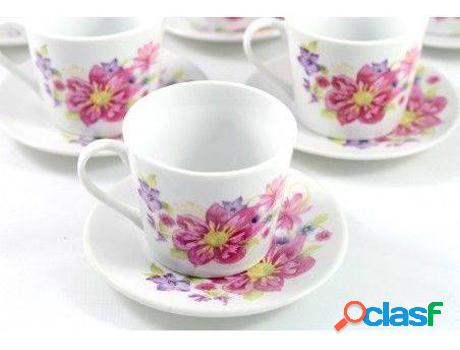 Café HOGAR Y MÁS Juego De Vintage Elegante De Porcelana
