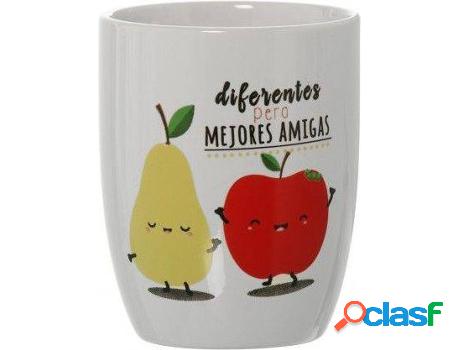 Café HOGAR Y MÁS Mug Para Desayuno De Con Frase Positiva