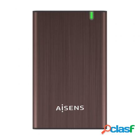 Caja externa para disco duro de 2.5" aisens ase-2525bwn/ usb