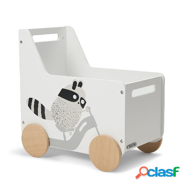 Caja para juguetes RACOON blanco