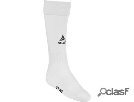 Calcetines Fútbol SELECT Elite (Tam: 28/32 - Blanco)