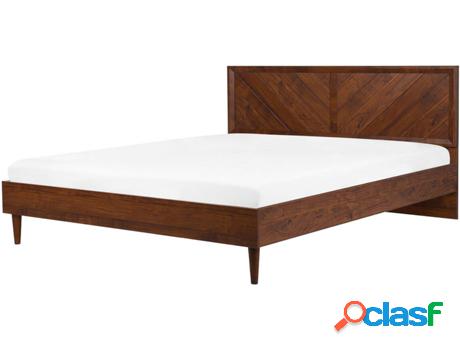 Cama Mialet (Marrón - Tablero de Aglomerado -209x187x106