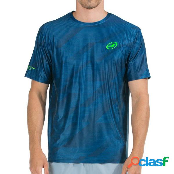 Camiseta bullpadel meder azul oceano profundo l