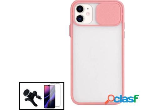 Carcasa + Protector + Soporte iphone 11 Pro Max PHONECARE
