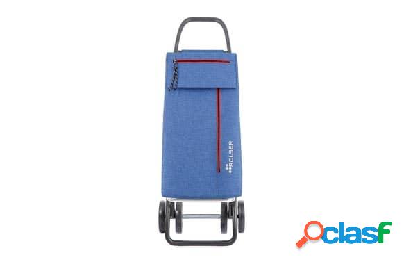 Carro de 4 Ruedas Rolser Plegable con Abertura Frontal Azul