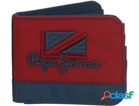 Cartera PEPE JEANS Chest Poliéster Hombre (Rojo)