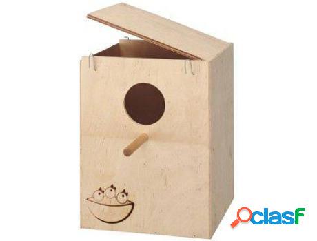 Caseta para Pájaros FERPLAST Cabina (Marrón - Madera)