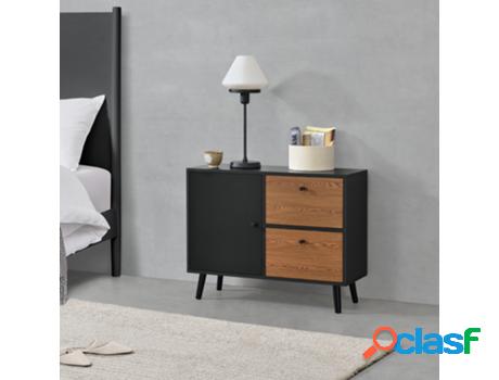 Cómoda [EN.CASA] Gislaved (Marrón - Tablero De Fibra,