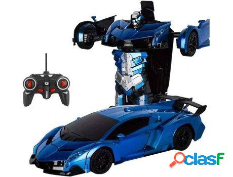 Coche Remoto Transformer Azul (Edad Mínima: 3 Años -